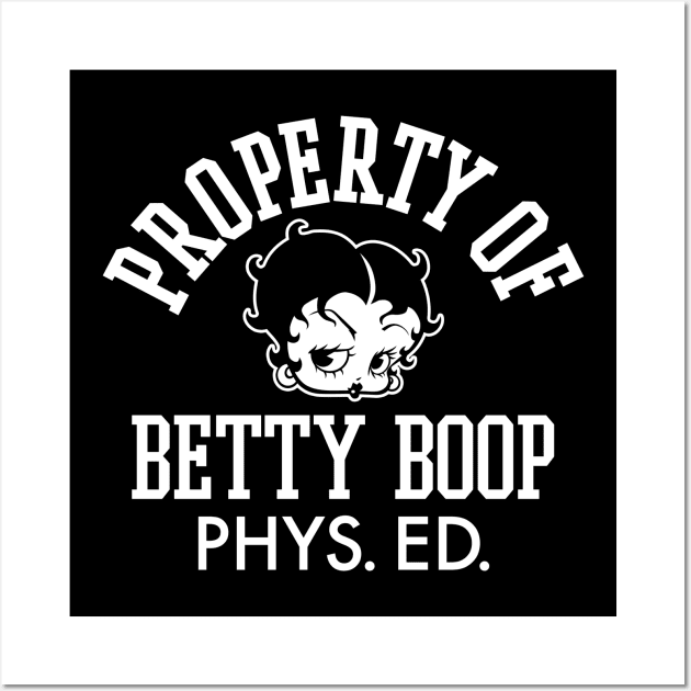 BETTY BOOP - Phys. Ed. 2.0 Wall Art by KERZILLA